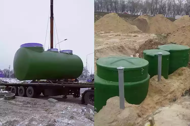 Септик под ключ трёхкамерный